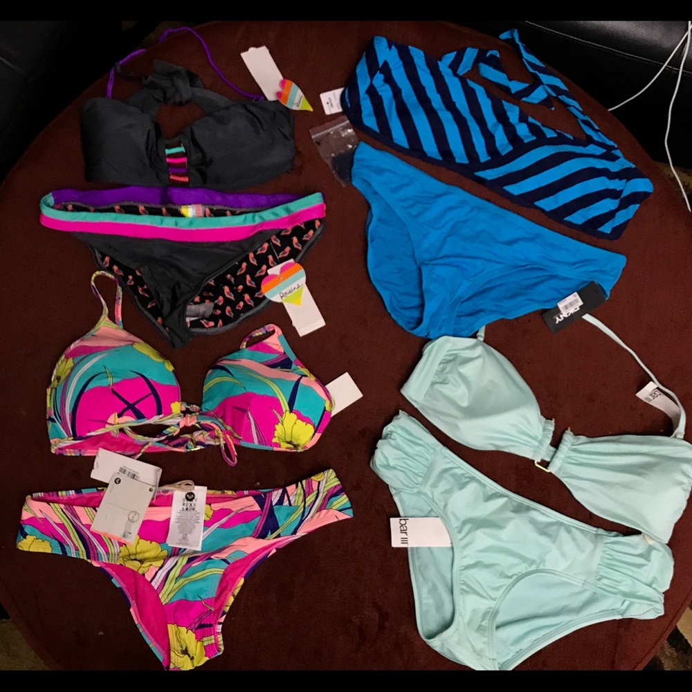 SOLD! Four Sets of Bikinis- DKNY, Roxy, Bar III